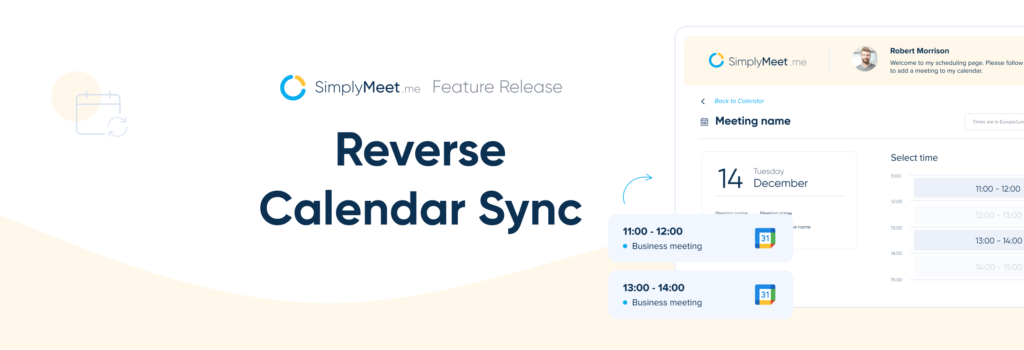 Reverse Calendar Sync