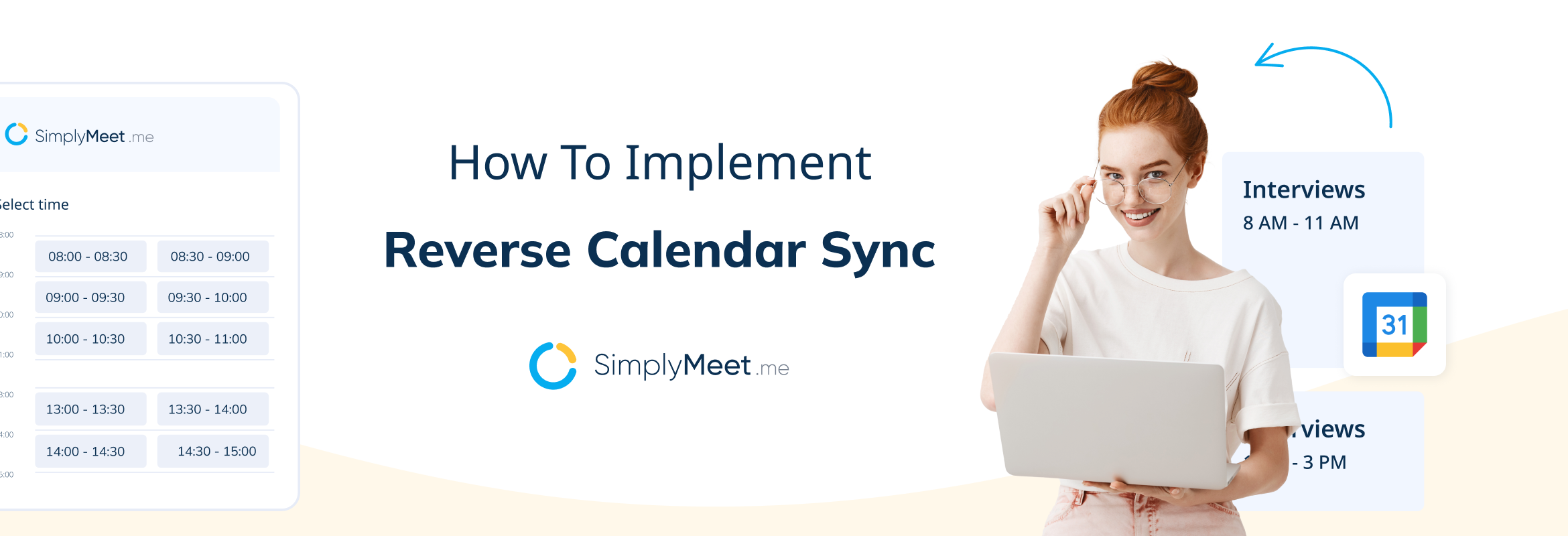 How to implement reverse Calendar Sync with SimplyMeet.me