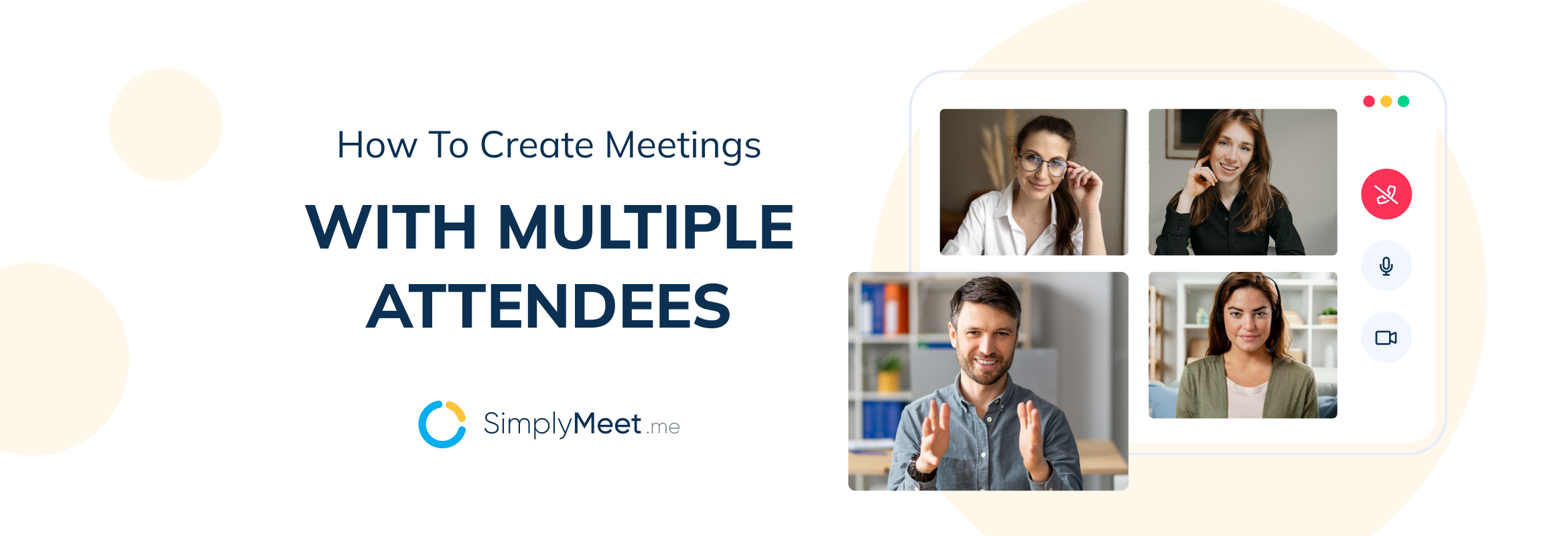 How to Create Meetings with Multiple Attendees