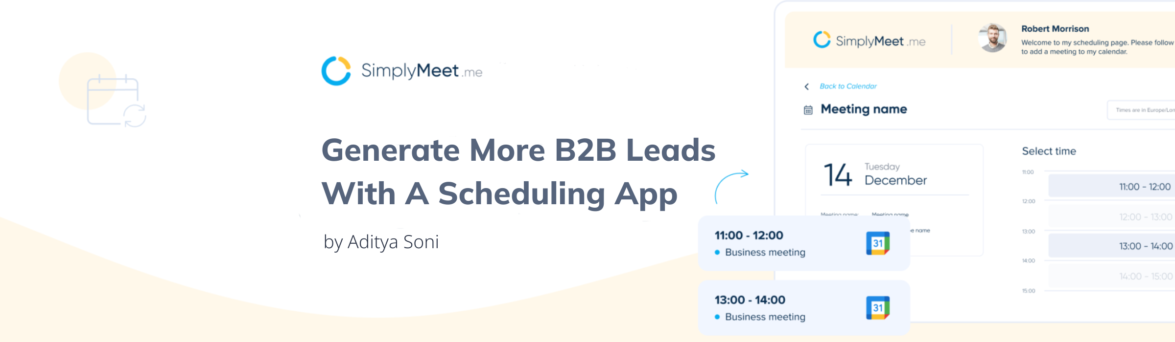 More B2B Leads with a Scheduling app