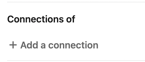 Add connections on LinkedIn