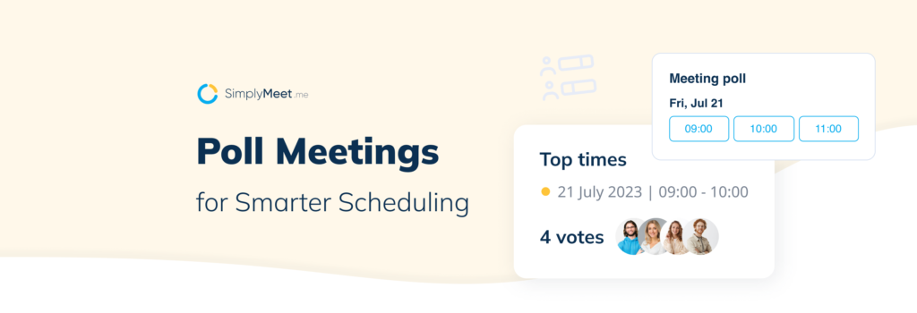 Poll meetings at SimplyMeet.me