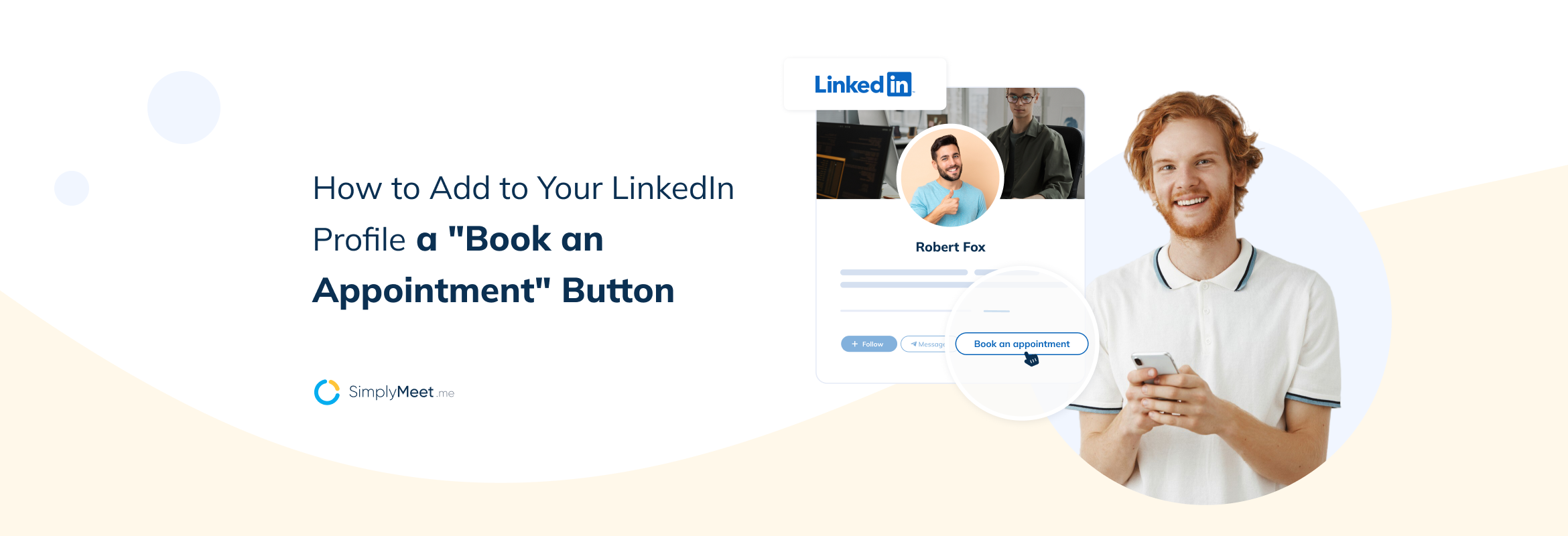 How to Add to Your LinkedIn Profile Book a meeting