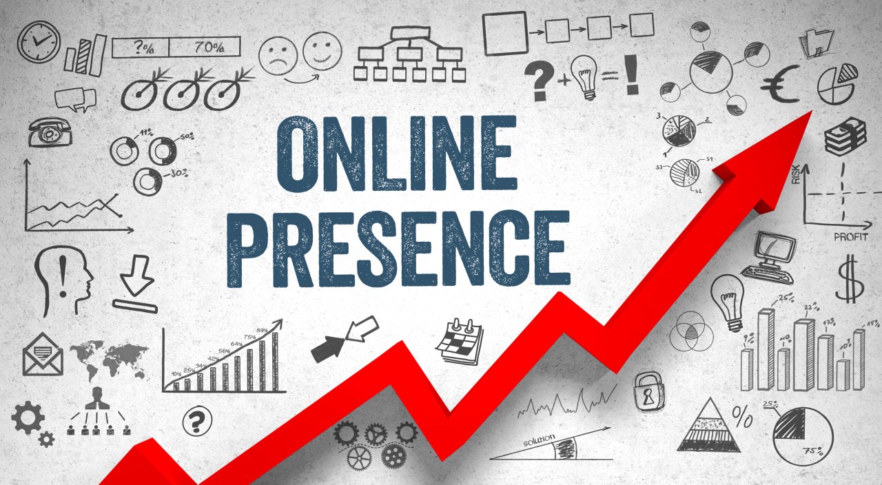 online presence on the increase